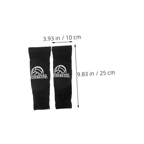Vista 2 de Mikikit 1 par de codos acolchados protectores de brazo deportivos para voleibol y baloncesto, soporte de compresión, almohadillas protectoras