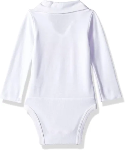 Vista 2 de Hanes Ultimate Baby Flexy - Conjunto de 2 piezas (pantalón con body polo de manga larga)