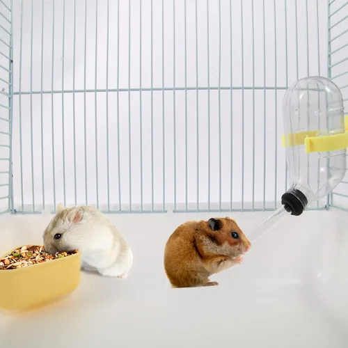 Vista 4 de Hamster Travel Portable Carrier Cage Estuche de transporte para animales pequeños