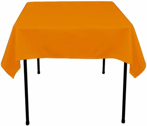 Vista 3 de Mantel cuadrado de poliéster 72"x72" (azul Acqua)