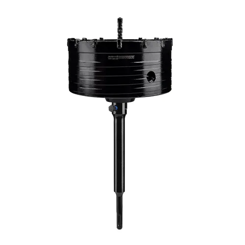 Vista 17 de Mollom Sierra perforadora para hormigón SDS Plus de 8.661 in, cortador de agujeros de alta resistencia con broca de posición central de 4.331 in