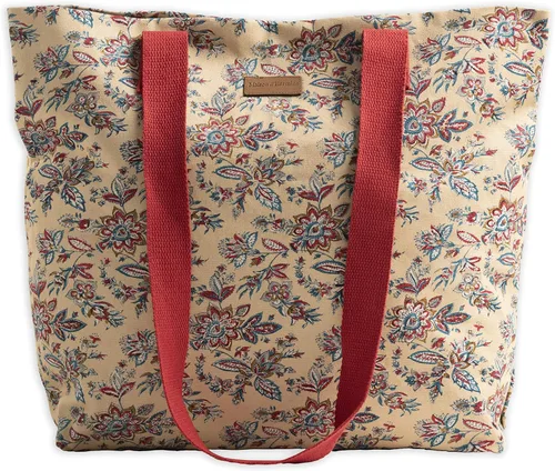 Vista 24 de Maison d' Hermine - Bolsa de lona de algodón reutilizable para mujeres, con asa para el hombro, bolsas a granel para compras y viajes