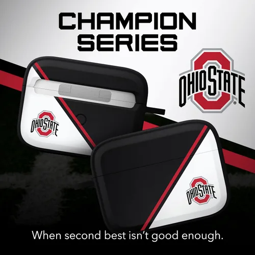 Vista 3 de Affinity Bands Ohio State Buckeyes Champion Series HDX - Funda compatible con Apple AirPods Pro