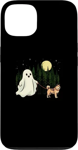 Vista 7 de iPhone 16 Akita Walking Ghost Halloween Funny Kids Costume Case