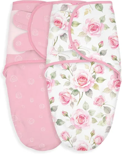 Vista 19 de Pañales de algodón orgánico para recién nacidos, suaves y cómodos con velcro, saco de dormir de 0 a 3 meses, ayuda a calmar el reflejo