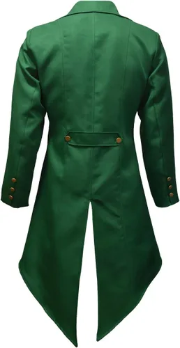 Vista 2 de Crubelon Steampunk - Chaqueta vintage para hombre, estilo gótico, victoriano, uniforme