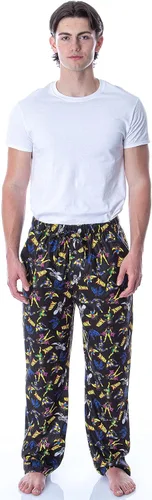 Vista 2 de Marvel Men's X-Men Pajama Pants Storm Wolverine Rouge Beast Cyclops Jean-Grey Jubilee Lounge Pants