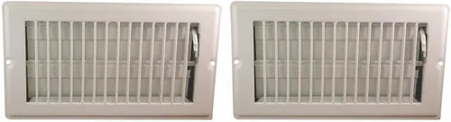 Vista 8 de DANCO Registro de piso de acero de 4 x 10 pulgadas con caída de 1-5/16 pulgadas, blanco, 1 paquete (62070)