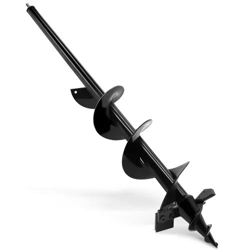 Vista 9 de Broca de taladro para plantar – 4 x 24 pulgadas de alta resistencia para taladro para valla, taladro hexagonal de 1/2 pulgada