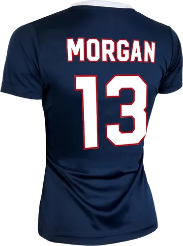Vista 4 de Icon Sports Camisa US Alex Morgan para mujer, tallas adultas USWNTPT.