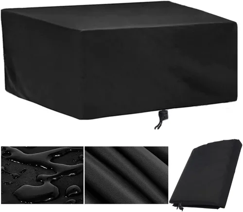 Vista 11 de Cubiertas para muebles de patio, cubierta impermeable para muebles de exterior 102 x 48 x 30 Pulgadas para mesa, silla y sofá al aire libre