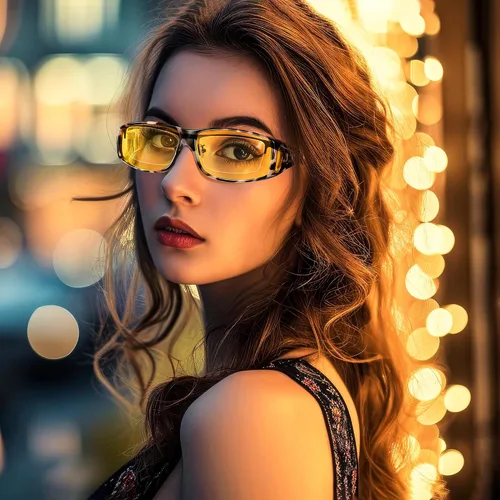 Vista 15 de Night Vision Driving Glasses for Men & Women - Polarized Anti Glare Fit Overs with Wrap-Around HD Yellow Lens