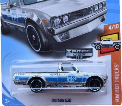 Vista 2 de Hot Wheels Zamac Datsun 620, Camiones Calientes Serie 4/10