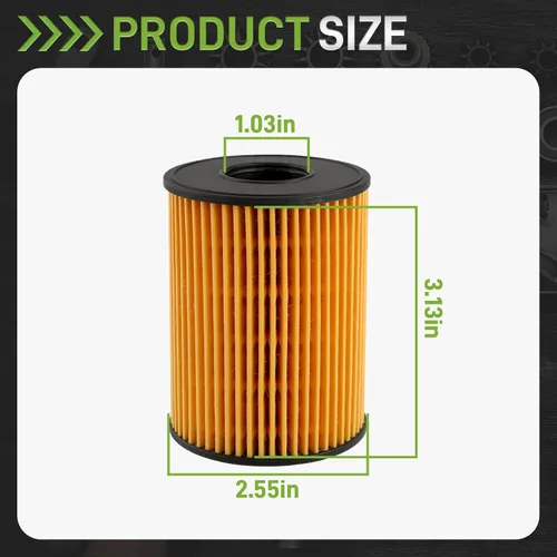 Vista 2 de 26350-2S000 Filtro de aceite con sellos compatible con Hyundai Santa Cruz 2.5L 2020-2022 compatible con motor Kia Sorento 2.5L 2021-2022, paquete
