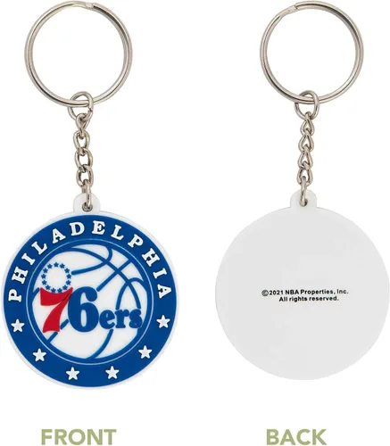 Vista 4 de Desert Cactus NBA Keychain – Official National Basketball League Keys Holder for Car, Backpack – Eastern Conference Gift(PVC)