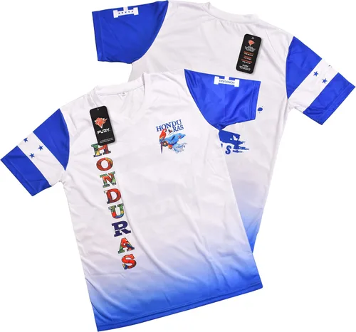 Vista 8 de Fury Camiseta de Fútbol Honduras - Honduras Camiseta de Fútbol Honduras Jersey HombresMujeresMujeresUnisex