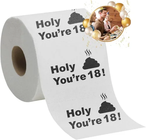 Vista 16 de Papel higiénico para decoración de cumpleaños número 15 para niños y niñas, diseño divertido, gran regalo divertido de broma, ecológico, ultra suave
