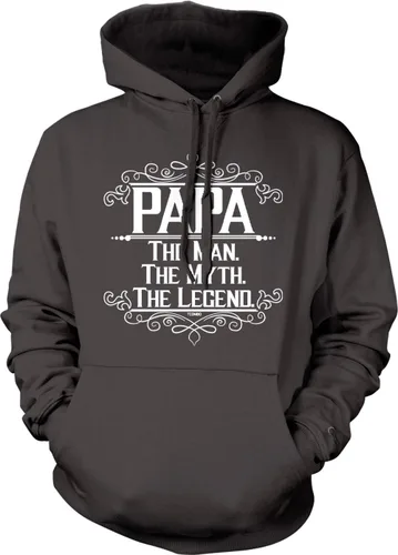 Vista 7 de Papa The Man, The Myth, The Legend - Sudadera unisex con capucha