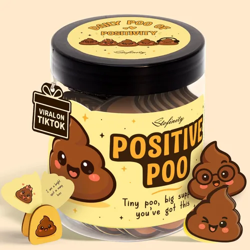 Vista 29 de Stofinity Tarro de 60 tarjetas de afirmación de pepinillos positivos – Regalo de aliento, positividad y apoyo emocional para niñas adolescentes