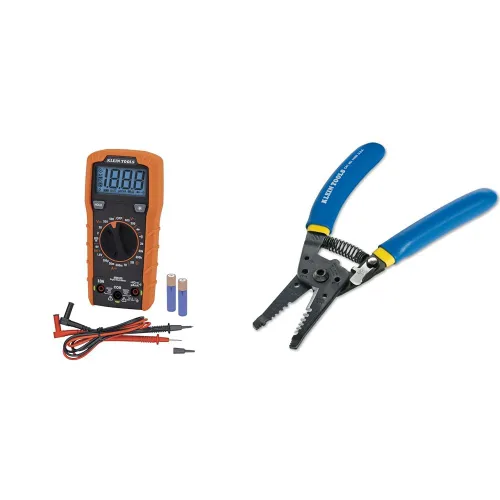 Vista 8 de Klein Tools Multímetro digital (MM325) y probador de salida GFCI (RT250)