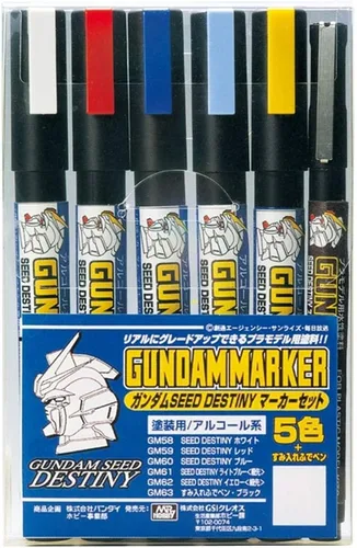 Vista 12 de GSI Creos - Juego de marcadores GMS127 Gundam MSV (juego de 6 marcadores), Mr. Hobby