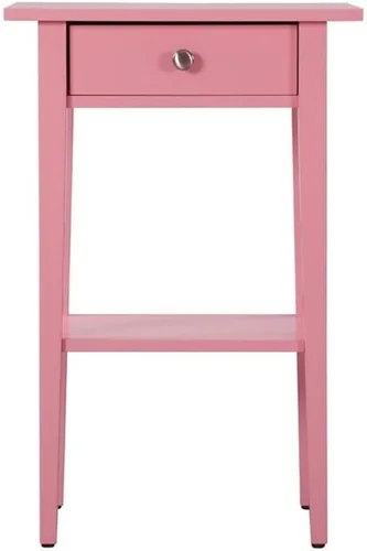 Vista 4 de Glory Furniture Dalton - Mesita de noche con 1 cajón, color rosa