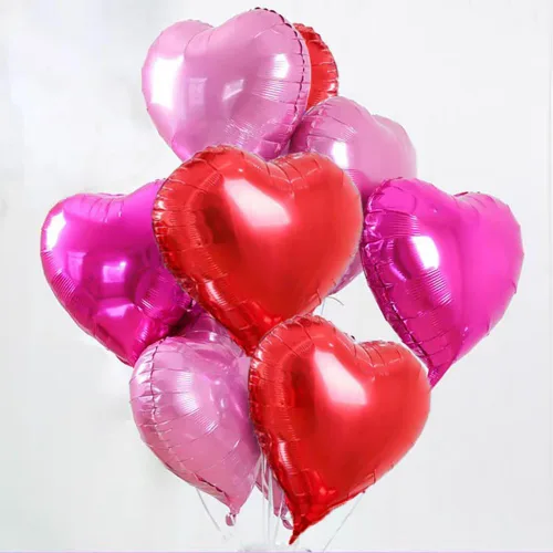 Vista 10 de Globos rojos de fiesta, paquete de 100 globos de 12 pulgadas para San Valentín, cumpleaños, boda, aniversario, despedida de soltera, Navidad