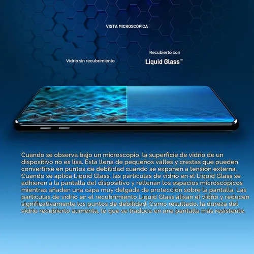 Vista 3 de LIQUID GLASS Protector de Pantalla Líquido Resistente a Arañazos y Roturas Protección Nano para Todos los Teléfonos Tabletas Relojes Inteligentes