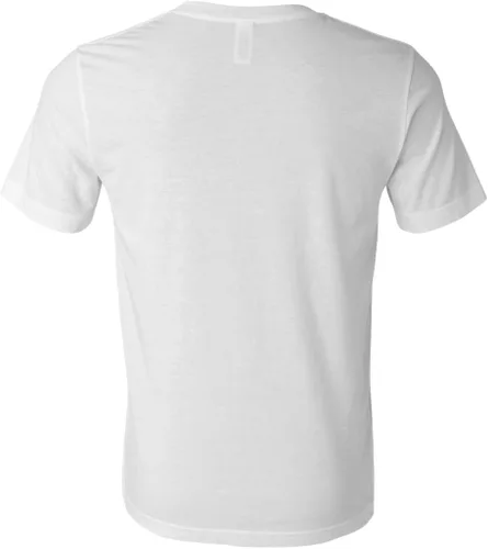 Vista 3 de Bella Canvas Camiseta unisex de polialgodón de manga corta, Blanco