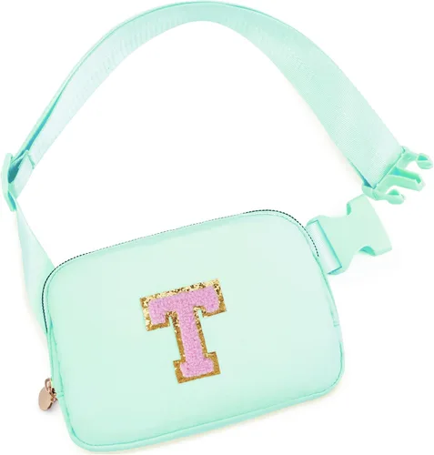 Vista 109 de Bolsa de cinturón para niñas y mujeres, bolsas cruzadas, riñonera, riñonera personalizada, Negro, Small