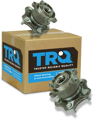 Vista 198 de TRQ Juego de 2 rodamientos de rueda delantera y conjunto de cubo compatible con Tesla 3 2020 Y 2018-2019 para Tesla 3 2020 Tesla Y AWD 2018-2019