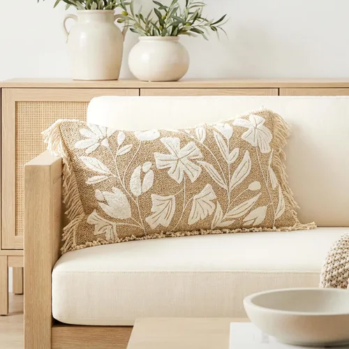 Vista 28 de BlissBlush - Funda de almohada lumbar decorativa de 12 x 20 pulgadas, funda de almohada de terciopelo beige neutro para sofá, sala de estar, cojín
