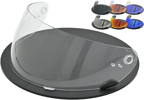 Vista 9 de Visor de Repuesto para Casco de Moto, Protector de Visera para Casco Star RS-1 Vortex Qualifier Revolver, Accesorios Universales
