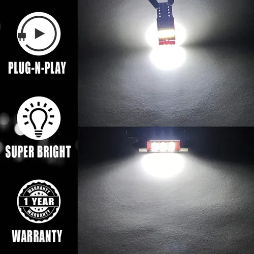 Vista 4 de Bombillas LED blancas para automóvil, kit de luz de techo de cúpula de lectura, para Nissan Frontier 2005, 2006, 2007, 2008, 2009, 2010-2017, 2018