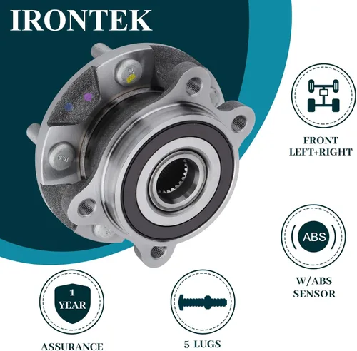 Vista 2 de IRONTEK Cojinete de rueda delantera Conjunto de cubo para Lexus HS250H/Scion TC 2011-2016/para Scion XB 2008-2015/para Toyota Prius V 2012-2017