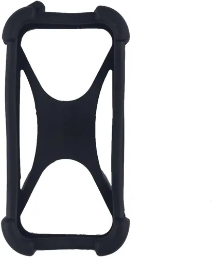 Vista 2 de Zittop Universal Smart Phone Bumper Case Elastic Soft Silicone Cover para teléfonos de 5.2" Tamaño 4" a 6.5" Funda (negro)
