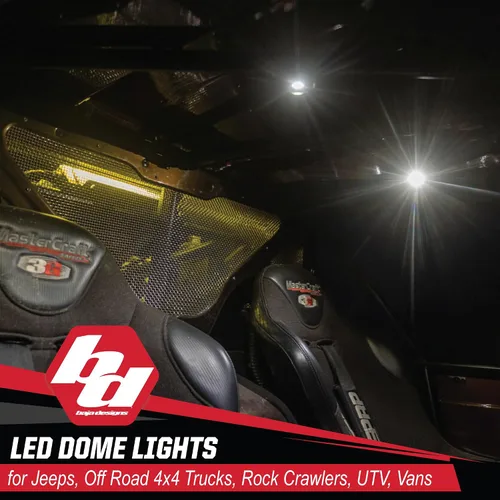 Vista 7 de Baja Designs Luz de domo LED con interruptor (ámbar)