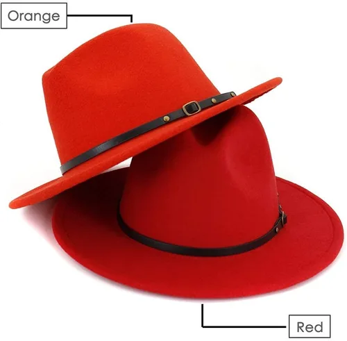 Vista 15 de Lisianthus - Sombrero con cinta con hebilla de ajuste, para mujer, modelo Fedora