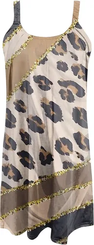 Vista 5 de Vestidos de mujer 2023, mini vestido de fiesta bohemio, casual, vestido de playa de manga larga con volantes, vestido de vacaciones