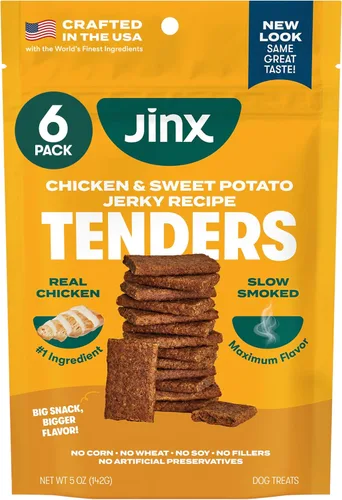 Vista 18 de Jinx Tenders, Golosinas suaves y masticables para perros, pollo, 5 onzas