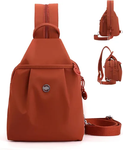 Vista 8 de Bolsa impermeable de 2 vías, impermeable Oxford de gran capacidad convertible al hombro, bolso cruzado