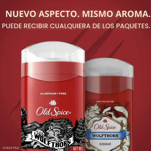 Vista 8 de Old Spice Desodorante sin aluminio para hombres, Wolfthorn, protección de 48 horas, 3 onzas cada uno, paquete de 3