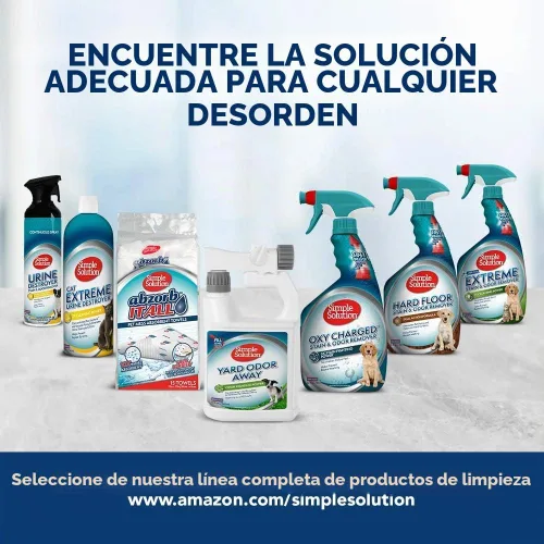 Vista 6 de Simple Solution Abzorbitall - Toallas absorbentes, limpiador de accidentes