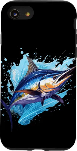 Vista 18 de Funda para iPhone 12 Pro Max con peces marinos para amantes de los pescadores y Marlin