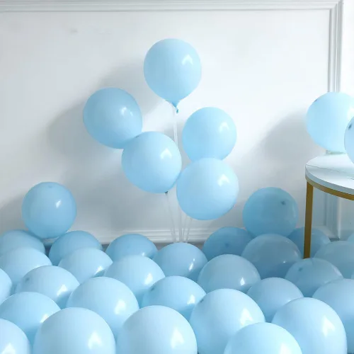 Vista 8 de Kit de arco de guirnalda de globos de copo de nieve azul - Globo de copo de nieve con globos de látex plateado azul blanco para el país