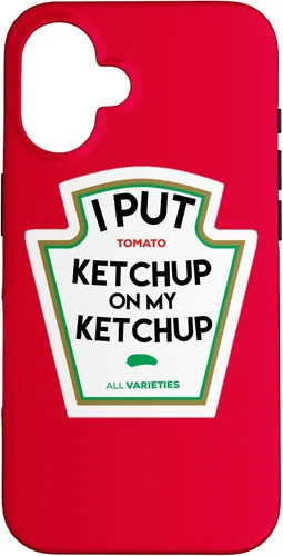 Vista 32 de I Put Ketchup on My Funny - Funda de regalo a base de tomate para iPhone 17