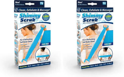 Vista 9 de Ontel Back Shimmy Scrub Exfoliante Corporal, Pequeño (SHIM-MC12/4)