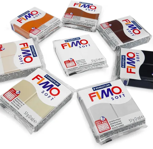 Vista 16 de FIMO Soft & Effect - Arcilla polimérica para modelar horno - 2.01 oz - Juego de 8 - The Anemone Collection