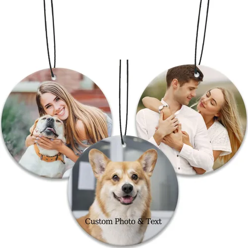 Vista 12 de Ambientador personalizado para automóvil, ambientadores personalizados con aroma de doble cara, ambientadores de olores personalizados con imagen