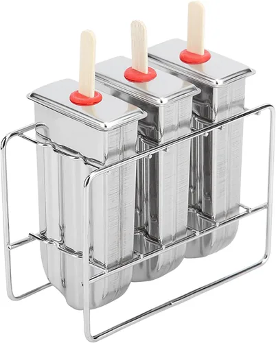 Vista 5 de FDIT set 3PCS 304 acero inoxidable redondo helado helado